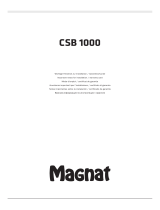 Magnat Audio CSB 1000 Le manuel du propriétaire