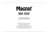 Magnat Audio MA 600 Le manuel du propriétaire