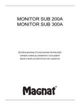 Magnat Audio MONITOR SUB 200A Le manuel du propriétaire