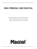 Magnat Audio MULTIMEDIA 2100 DIGITAL Le manuel du propriétaire