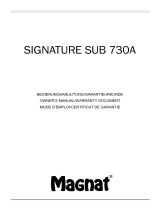 Magnat Signature Sub 730A Le manuel du propriétaire