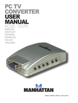 Manhattan PC TV Converter Manuel utilisateur