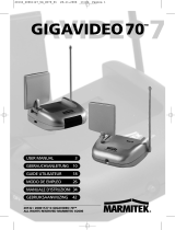 Marmitek A/V transmitters Wireless: GigaVideo 70 Manuel utilisateur