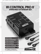 Marmitek Infrared extenders: IR Control Pro8 Manuel utilisateur