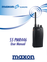 Maxon S5 PMR446 Manuel utilisateur