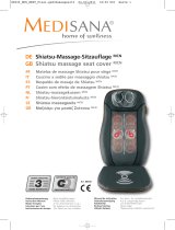 Medisana MCN Shiatsu massage seat cover Le manuel du propriétaire