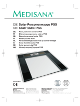 Medisana Solar personal scales PSS Le manuel du propriétaire