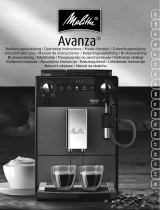 Melitta Avanza® series 600 Manuel utilisateur