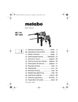 Metabo B 710 AC/DC Le manuel du propriétaire