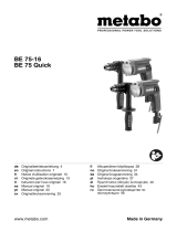 Metabo BE 75 Quick Mode d'emploi