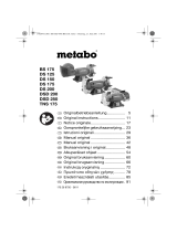 Metabo DS 175 Le manuel du propriétaire