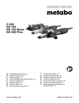 Metabo G 700 AC/DC Mode d'emploi