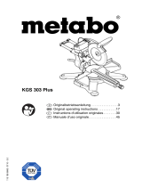 Metabo KGS 303 PLUS Le manuel du propriétaire
