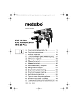 Metabo KHE 28 Plus Le manuel du propriétaire