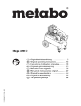 Metabo Mega 350 D Mode d'emploi