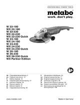 Metabo W 26-180 Le manuel du propriétaire