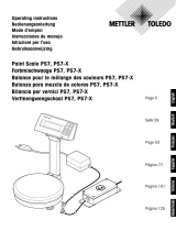 Mettler Toledo PS7, PS7-X Paint Scale Mode d'emploi