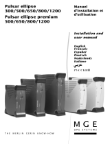 MGE UPS Systems 300, 500, 650, 800, 1200, Premium 500, Premium 650, Premium 800, Premium 1200 Manuel utilisateur
