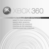 Microsoft Xbox 360 Manette avec fil Windows Manuel utilisateur
