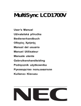 Mitsubishi MultiSync® LCD1700V Le manuel du propriétaire
