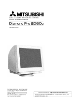 Mitsubishi Electronics Diamond Pro 2060U Manuel utilisateur