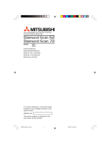 Mitsubishi Diamond Scan 72 Manuel utilisateur