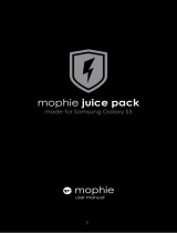 Mophie Samsung Galaxy S5 juice pack Manuel utilisateur