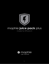 Mophie Juice pack plus iPhone 5 Manuel utilisateur