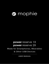Mophie power reserve 1x Manuel utilisateur