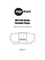 MPMan CSD17 Manuel utilisateur