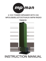MPMan T600CD Le manuel du propriétaire