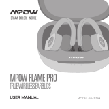 Mpow Flame Pro Wireless Earbuds Mode d'emploi