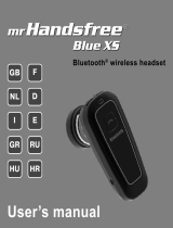 Mr Handsfree blue XS Manuel utilisateur
