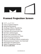 Multibrackets M 16:10 Framed Projection Screen Deluxe 150'' Manuel utilisateur