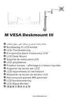 Multibrackets M VESA Desktopmount III Black Manuel utilisateur