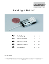 MULTIPLEX Empfaenger Rx 6 Light Micro Le manuel du propriétaire