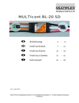 MULTIPLEX Multicont Bl 20 Sd L Easystar 2 Le manuel du propriétaire