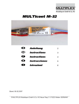 MULTIPLEX MULTIcont M–32 Le manuel du propriétaire