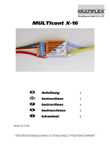 MULTIPLEX Multicont X16 Le manuel du propriétaire