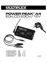 MULTIPLEX Power Peak A4 EQ-LCD - 30 8560 Le manuel du propriétaire