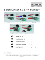 MULTIPLEX Safety Switch 12 Hv M6 Le manuel du propriétaire