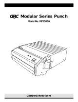 MyBinding GBC MP2500ix Modular Punch Le manuel du propriétaire