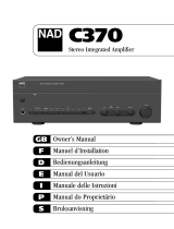 NAD C370 Manuel utilisateur