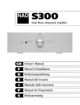 NAD S300 Manuel utilisateur
