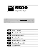 NAD Electronics S500 Manuel utilisateur