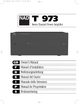 NAD T 973 Le manuel du propriétaire