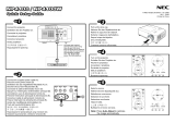 NEC 5500-lumen Widescreen Professional Installation Projector w/ Lens Le manuel du propriétaire