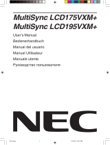 NEC MultiSync® LCD175VXM Le manuel du propriétaire