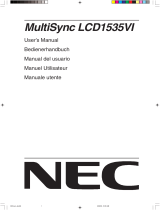 NEC MultiSync® LCD1535VI Le manuel du propriétaire