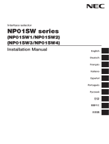 NEC NP01SW1 Le manuel du propriétaire